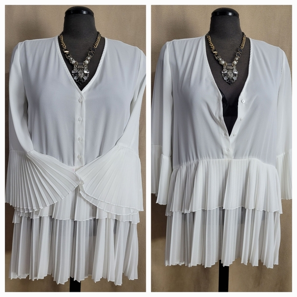Pleated Top L - Picture 2 of 6